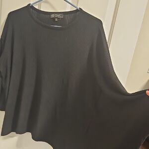 DC Women's Elegant Black Long Sleeve Top